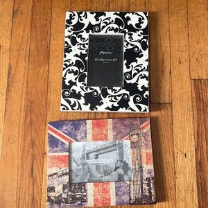 Picture Frames -London UK British flag Lot of 2